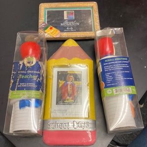 Lot of vintage Teacher gifts from 90s still in original packaging 6 pcs